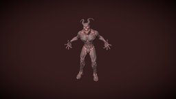 Demon warrior, demon, alien, monster