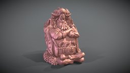 One piece Barbe Noire. japan, manga, oda, eiichiro, blackbeard, printing3d, sculpt3d, manga_character, character, blender, blender3d, pirate, onepiece, mangacharacter, barbenoire