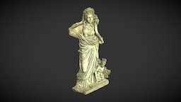 THE SCULPTURE GROUP FORTUNA WITH PONTOS ancient-roman-cultural-heritage