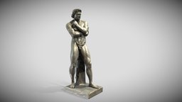 Spartacus louvre, antique, , museum, blender-3d, blender3dmodel, spartacus, sculpture-art, louvre-museum, model, louvre-museum-paris, hystory, character, blender, lowpoly, male, hystorical, sculpting-3d, -artistic-3d-model