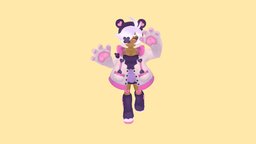 CloClo bear, heart, doll, ears, fluffy, furry, dolly, monstergirl, balljoint, hearteyes, balljointdoll, beargirl, dollgirl