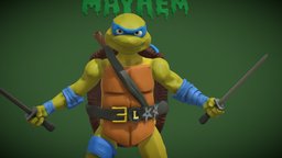 Leonardo fan art from TMNT Mutant Mayhem Movie brothers, leonardo, tmnt, mutant, newyork, bostaff, raphael, sewers, revenge, michelangelo, shredder, imagecomics, archiecomics, mayhem, kevineastman, peterlaird, barrygordon, mastersplinter, idwpublishing