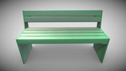 Park Bench [8] Green 2 Metal Frame 2 green, wooden, bench, seat, bank, metal, holz, game-ready, park-bench, 3dhaupt, city-furniture, parkbank, low-poly, pbr, blender3d, sitzbank, sitz, sitzgelegenheit, sitzplatz, strassenmobiliar