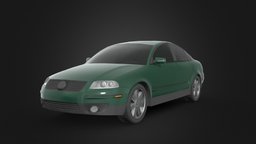 Volkswagen Passat volkswagen, work-in-progress, 2004, passat, blender, vehicle, blender3d, car