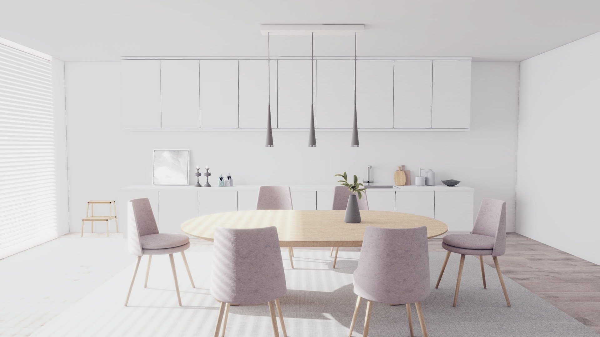 Warm and cozy Dining room.

-Albedo map baked ready

-Scaled to real world dimension

Wish you like it - Dining room | Kichen baked - Download Free 3D model by ChristyHsu (@ida61xq) 3d model