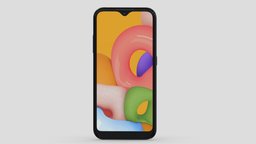 Samsung Galaxy A01 office, computer, device, pc, laptop, tablet, smart, electronics, equipment, headphone, audio, mockup, smartphone, cellular, android, ios, phone, realistic, cellphone, cheap, earphones, mock-up, render, 3d, mobile, home, screen