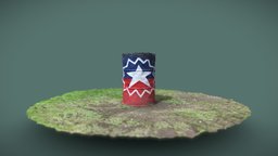 Juneteenth Trash Can trash, can, photogrammetry, 3dscan, juneteenth