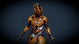 Baruuk Graxx warframe, tennogen, substancepainter, substance