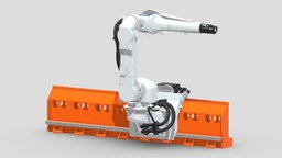 ABB IRB 5500-22 scene, instrument, mechanic, operation, bot, paint, arm, robotic, compact, welding, equipment, vr, ar, manipulator, appliance, manufacture, print, tool, machine, automation, cutting, kinematics, 3d, technology, car, factory, construction, robot, hand, industrial
