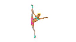 S.Kathe Flexi , 3dprinting, femalecharacter, -girl, 3dprint, blender, female, 3dmodel, female-model