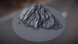 Photogrammetry Rock photoscan, photogrammetry, texture, pbr, rock