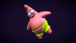 Day 31 of SculptJanuary 2019: Extreme Expression virtual, square, patrick, reality, medium, oculus, vr, spongebob, star, starfish, sculptjanuary, character, evil, sculptjanuary2019, sculptjanuary19
