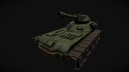 Tank T-60 Scifi land, assault, sci, fi, army, transport, artillery, siege, american, strategy, combat, tank, tactical, worldwar2, worldwar1, substancepainter, substance, weapon, vehicle, military, war, navy