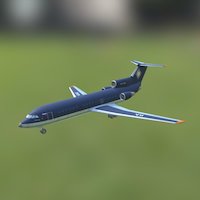 Yak42 airplane, aircraft