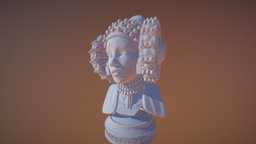 Iberian princess princess, iberian, girl, characters, sculpture