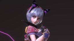 Witch of Sewing original, houdini, substance, character, girl, pbr, female, zbrush, fantasy