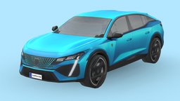 Peugeot 408 2022 modern, power, vehicles, transportation, tire, cars, suv, drive, luxury, vintage, speed, peugeot, sportscar, 408, crossover, peugeot-408, noai