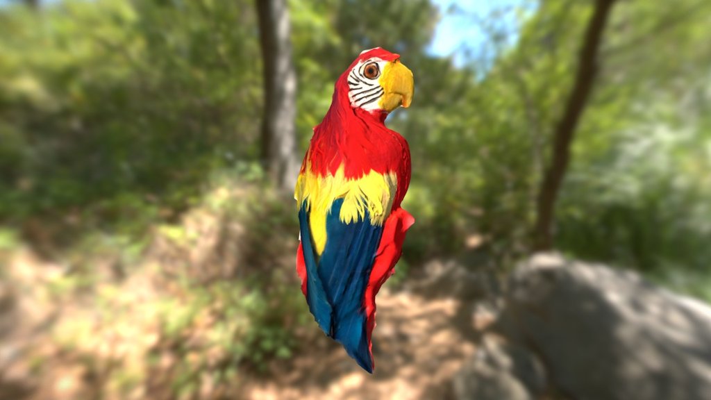 Realized from 46 pictures taken with my iPhone 6.
Processed with Recap360.
Cropped with Blender 3d model