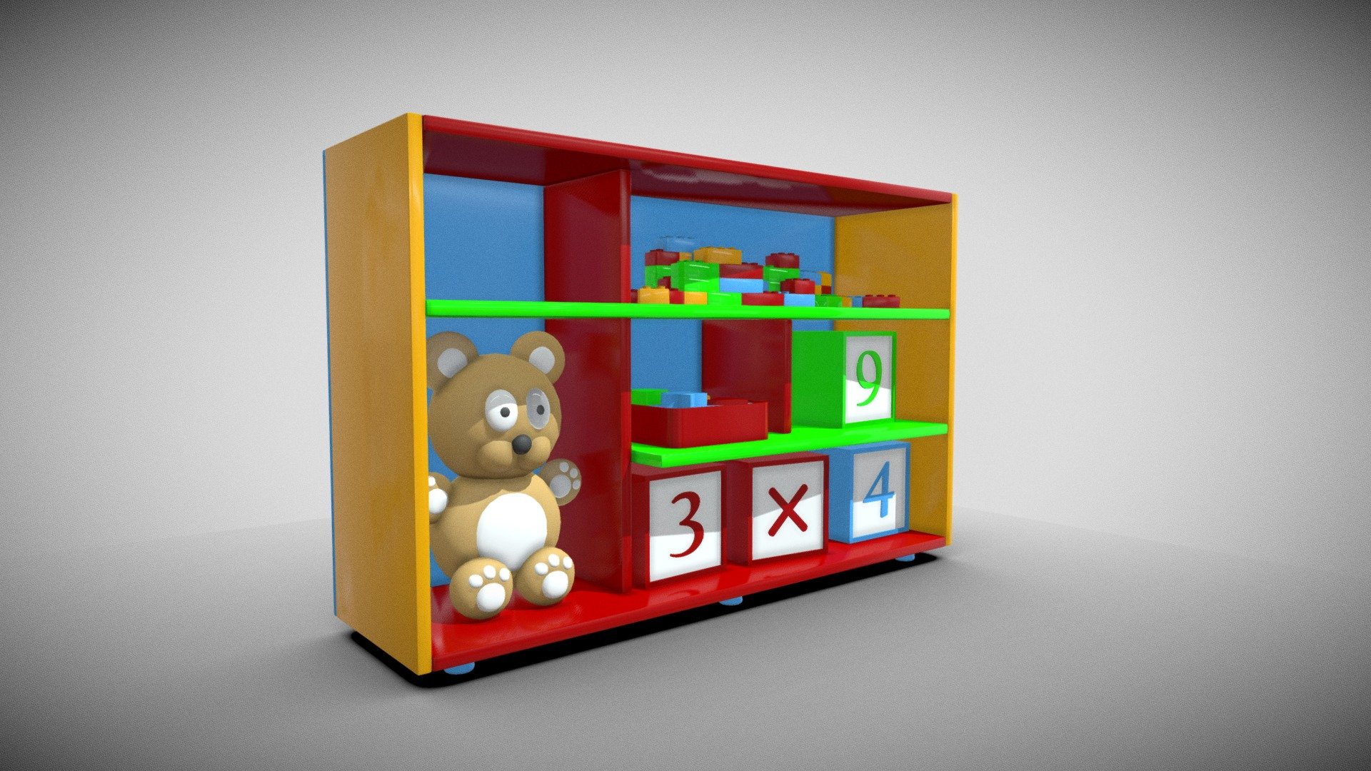 Child Room Closet can be an impressive element for your projects.
low polygon, fast rendering, realistic appearance, realistic coating 3d model