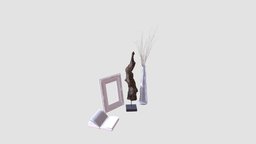 interior props frame, vase, 01, props, gadgets, am139, book, interior