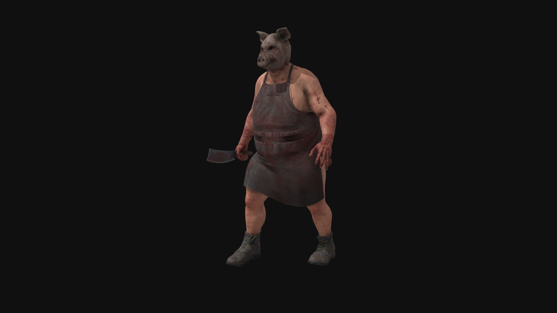 PigHead:
-
3d Game Ready PigHead Character.
-
High quality 3d PigHead.
-
A pose with Rigg, with high definition textures 3d model