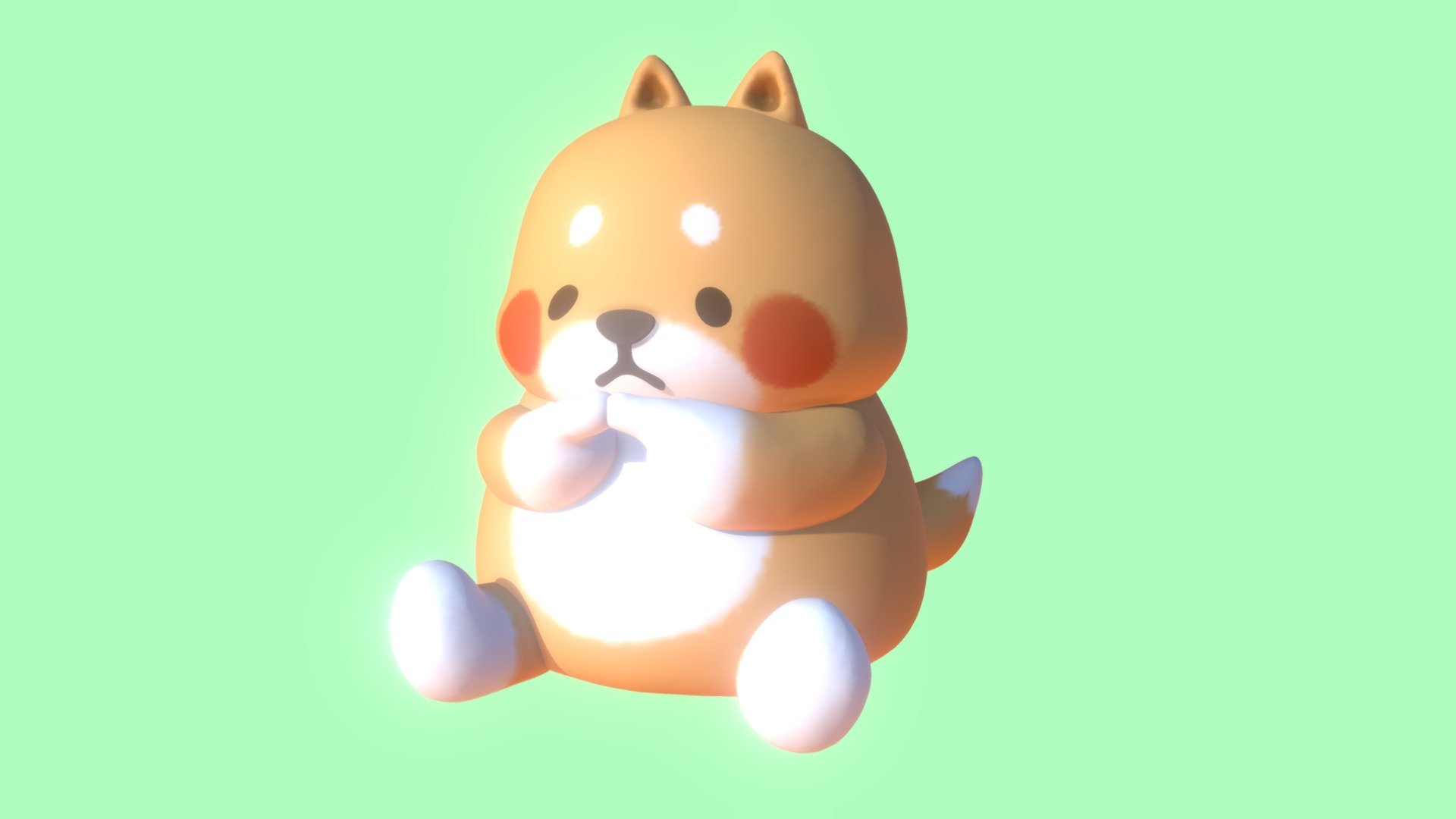Modelled Yuta from Tonton Friends for my assignment :) - Yuta (Tonton Friends) - Download Free 3D model by Charlotte (@charlottetan) 3d model