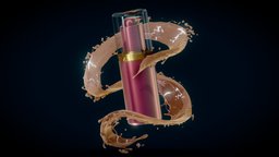 Cosmetic Product 2 oil, cream, fluid, splash, water, advertising, liquid, cosmetics
