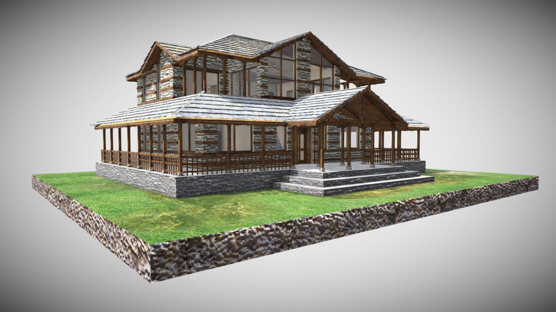 PBR Specular/Glossiness - Full Set Only One Material 4k (+ Glass and Basement)

 Diffuse

 Normal

 Ambient Occlusion

 IDs Map - Local Big Cottage - Buy Royalty Free 3D model by Francesco Coldesina (@topfrank2013) 3d model