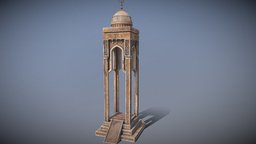 Fantasy Sacrificial Temple tower, god, sacrifice, sacred, fancy, edifice, funeral, sacrificial, house, structure, building, fantasy, temple