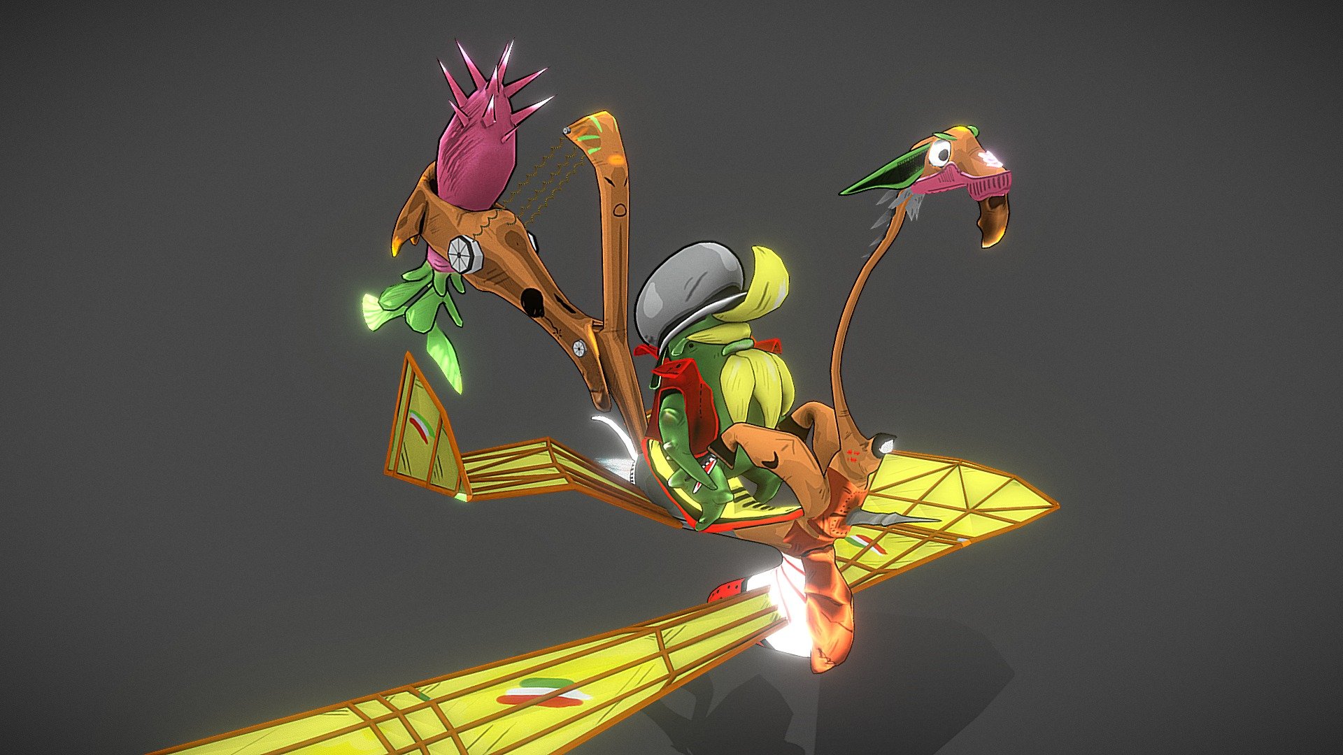 Hi there, Hope you are doing well and like TurnipCraft.

I strived to create a concept at the highest level, stylized and animated.

All of the processes from concept to animation has done in the blender I attempted to make a unique and cute model It’s free so hope you enjoy it.

Don’t forget like and comment. :) To get fun and unique models follow me!

see you soon with new artwork :)

Best Regards - TurnipCraft - Download Free 3D model by 7SkyArtist 3d model