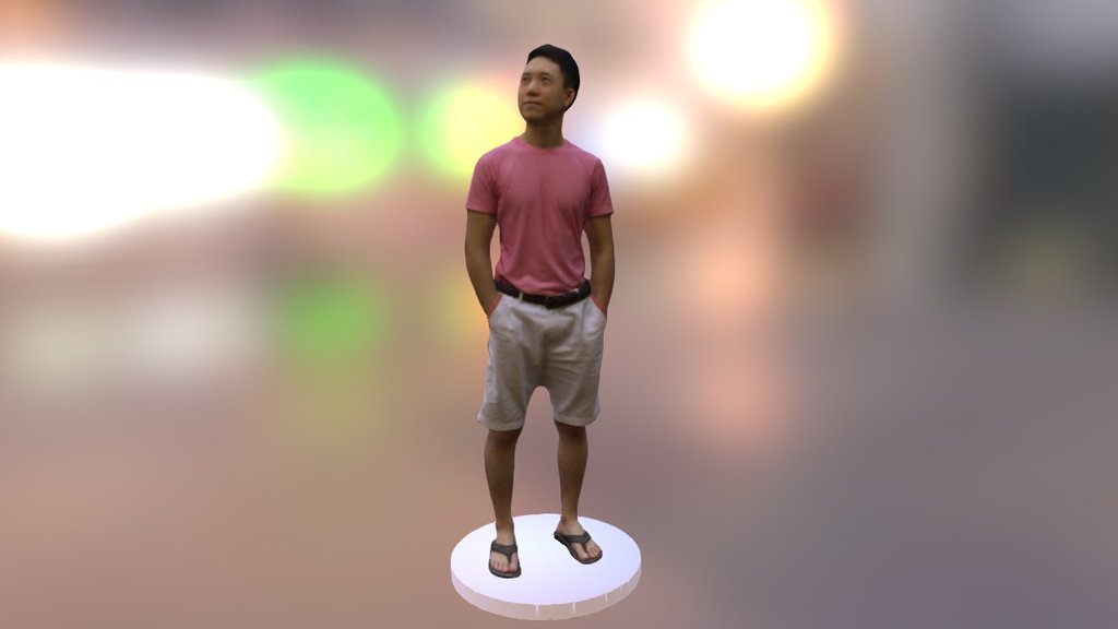 scanned and edited by www.nanoselfie3d.com - Borgy Full Body - 3D model by nanoselfie3d 3d model
