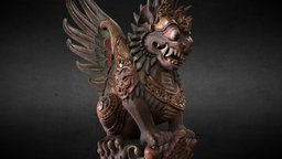 Bali- Statue-020 bali, statue, storescanchallenge, photoscan, photogrammetry