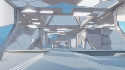Futuristic Interior 3012 room, virtual, modern, warehouse, shed, pavilion, scifi, sci-fi, futuristic, building, interior