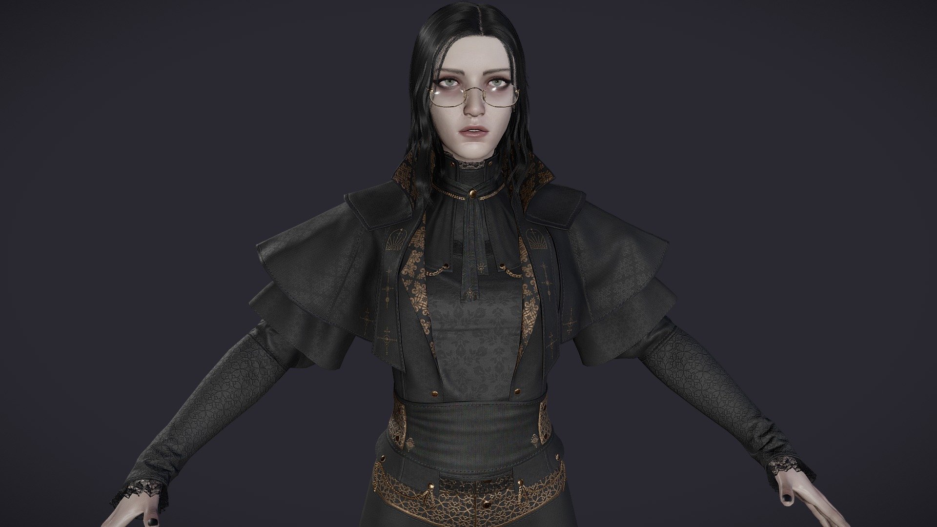 Animation and blendshape tests in Unity: https://youtu.be/CXsWlAKpoqI




3 different outfits;

Humanoid rig with twist bones;

Face not rigged;

52 ARKit facial blendshapes;

Metallic PBR materials;

Textures ranging from 512px to 2048px, depending on the area;

Poly count ranging from 28k to 38k triangles depending on the outfit;

UnityPackage includes Builtin and HDRP standard materials;
 - Lillian - Game ready PBR character - Buy Royalty Free 3D model by Rukha93 3d model
