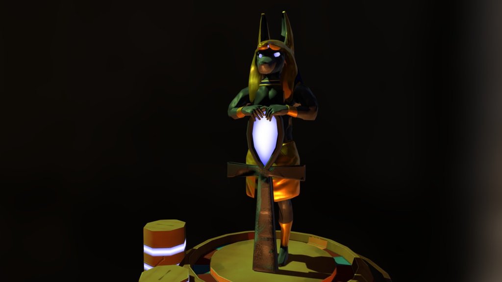 ANUBIS - MOBA Nexus Tower - 3D model by DubiousD 3d model