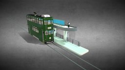 Hong Kong Tram transport, bus, hongkong, tram, tramway