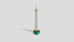 Surabaya Heroes Monument lod, asia, statue, old, indonesia, surabaya, realism, 3d-model, indonesia-culture-heritage, history-archaeology, 3d, 3dmodel, history