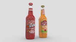 Desperados Beer 3D Model beer, tequila, desperados, lager, 3d, model