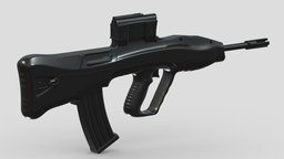 Vektor CR-21 High-poly Subdivision rifle, grenade, assault, high, soldier, revolver, army, handgun, carbine, generic, semi, long, submachine, defense, equipment, firearm, vr, bullpup, ar, firearms, automatic, machine, battle, pistol, sniper, launcher, personal, semi-automatic, weapon, asset, game, 3d, low, poly, military, shotgun, gun, gear, war, "light", "multiple-barrel"