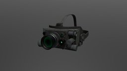 Night vision Goggles prop, gamedev, game-art, game-prop, substancepainter, substance