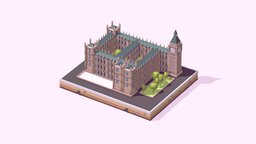 Cartoon Low Poly Big Ben Landmark tree, world, landscape, london, cap, set, pack, island, landmark, travel, england, britain, great, statue, water, landmarks, polygons, bigben, illustration, statue-of-liberty, antonmoek, low-poly, cartoon, asset, lowpoly, low, poly, simple