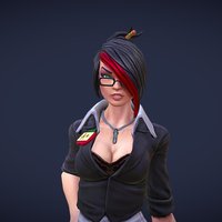 Headmistress Fiora figure, lol, champion, leagueoflegends, hec, league_of_legends, hecm, fiora, sculptorhec, alternate_outfit, championskin, headmistress, headmistress_fiora, gameart, gameasset, female