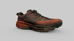 Hoka Sneaker shoe, walking, boot, running, sneaker, asset, game, scan, free, download, hoka, trailrunning, sportschuh