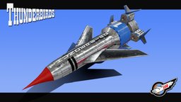 Gerry Anderson Thunderbird 1 thunderbirds, anderson, gerry, blender, ivt, century21