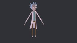 Rick Sanchez from Rick and Morty rick, rickandmorty, ricksanchez, rick-and-morty, rickandmorty-model