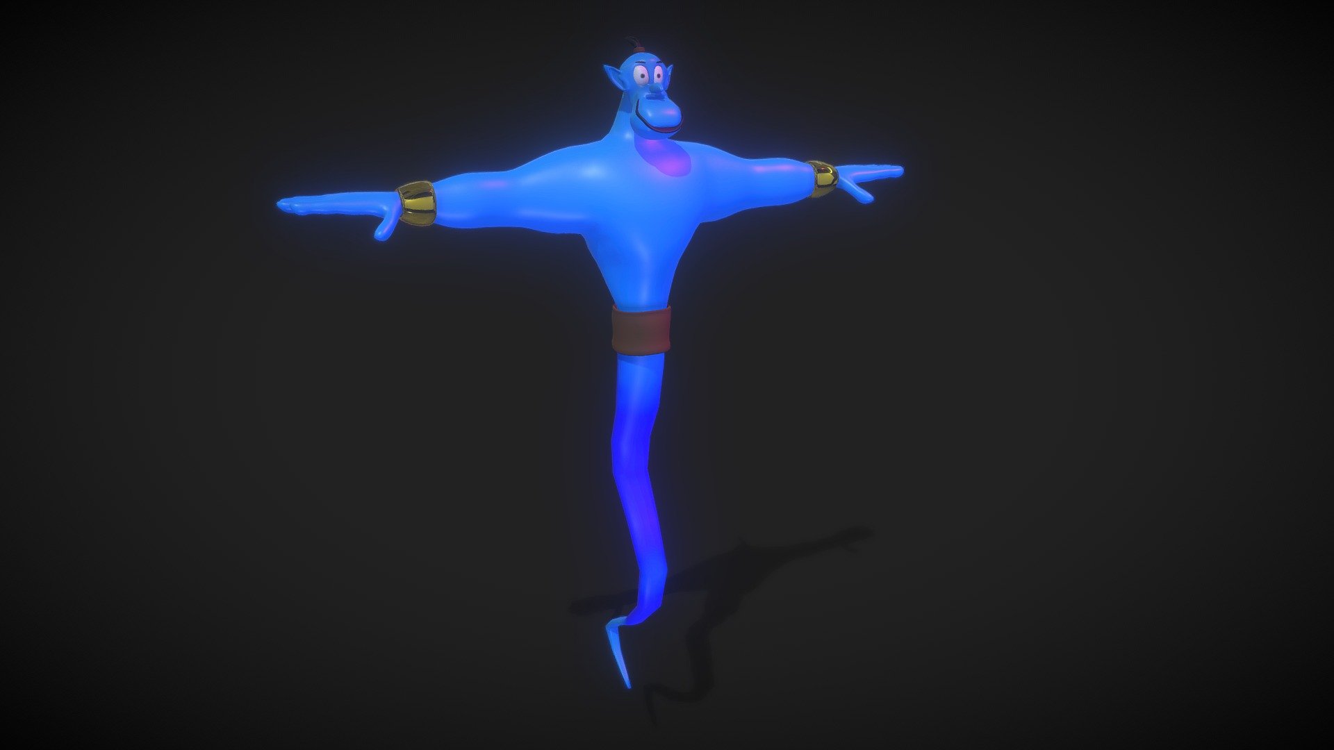 old model of mine i did this 2020 but i thought why not upload it - Genie - Download Free 3D model by Rached.Abdelkhalek 3d model