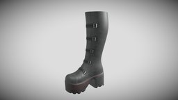 Leather Boots leather, cloth, fashion, boot, boots, woman, girl