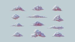 Clouds Pack stl, sky, landscape, moon, wind, toon, cute, set, indie, prop, clouds, pack, cloud, skies, obj, collection, rain, gamedev, sun, enviroment, fbx, nature, fluffy, indiedev, weather, unrealengine, gltf, glb, unity, unity3d, cartoon, asset, game, blender, pbr, lowpoly, low, stylized, blue, "fantasy", "noai"