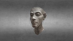 Akhenaton egyptian, head, egypte, archeologie, berlin, photogrammetrie, amenhotep, egyptology, amarna, egyptian-sculpture, akhenaten, akhenaton, metashape, agisoft, photogrammetry, archaeology, sculpture