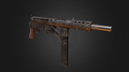 Blyskawica SMG world, rifle, ww2, vintage, made, polska, second, polish, resistance, carabine, blyskawica, armia, krajowa, home, gun, war, smg